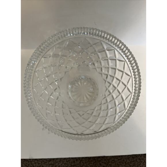 Waterford Killeen Crystal Footed Bowl 8” Candy Dish - Picture 7 of 10